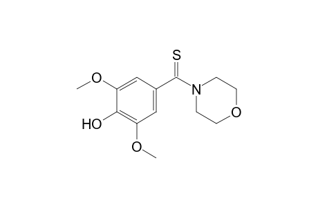 2,6-dimethoxy-4-[morpholino(thiocarbonyl)]phenol