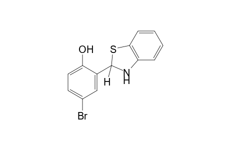 2-(2-benzothiazolinyl)-4-bromophenol