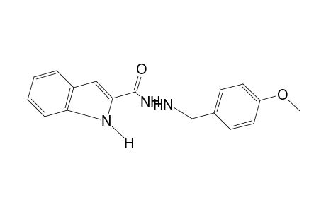 Indole-2-carboxylic acid, 2-(p-methoxybenzyl)hydrazide