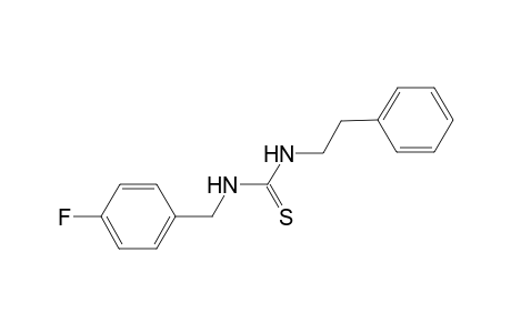 N-(4-fluorobenzyl)-N'-(2-phenylethyl)thiourea