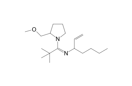 1-(t-Butyl)-3-butyl-1-[2'-(methoxymethyl)pyrrolidino]-2-aza-1,4-pentadiene