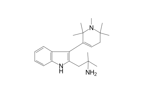 2-Methyl-1-[3-(1,2,2,6,6-pentamethyl-1,2,5,6-tetrahydro-3-pyridinyl)-1H-indol-2-yl]-2-propanamine