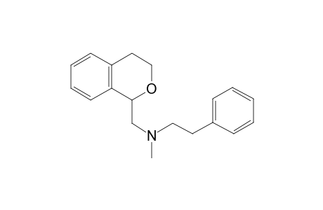 Isochroman, 1-[methyl(2-phenylethyl)aminomethyl]-