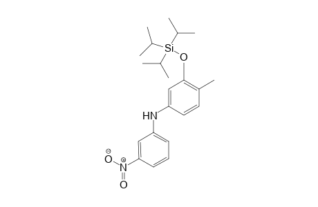 4-methyl-N-(3-nitrophenyl)-3-{[tris(propan-2-yl)silyl]oxy}aniline