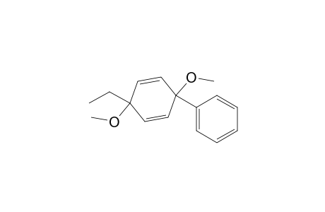 6-Ethyl-3,6-dimethoxy-3-phenylcyclohexa-1,4-diene