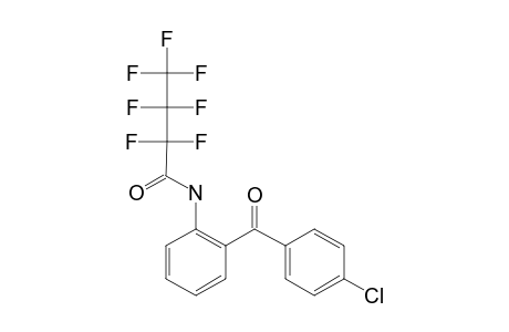 2-Amino-4'-chlorobenzophenone, N-heptafluorobutyryl-