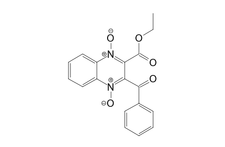 2-Quinoxalinecarboxylic acid, 3-benzoyl-, ethyl ester, 1,4-dioxide