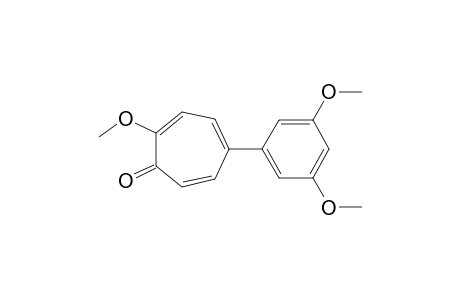 5-(3',5'-Dimethoxyphenyl)-2-methoxycyclohepta-2,4,6-trien-1-one