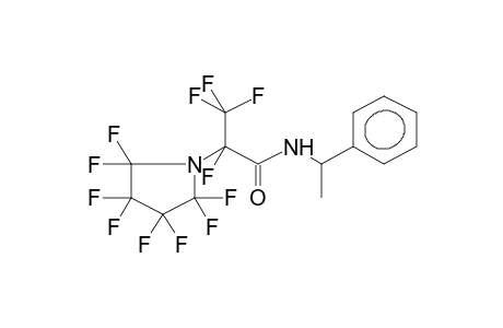 (+)(-)-N-(ALPHA-METHYLBENZYL)-PERFLUORO-2-PYRROLIDINOPROPANOYLAMINE