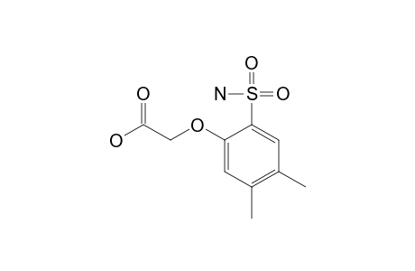 [(2-sulfamoyl-4,5-xylyl)oxy]acetic acid