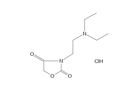 3-[2-(diethylamino)ethyl]-2,4-oxazolidinedione, hydrochloride