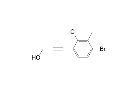 3-(4-bromo-2-chloro-3-methylphenyl)prop-2-yn-1-ol