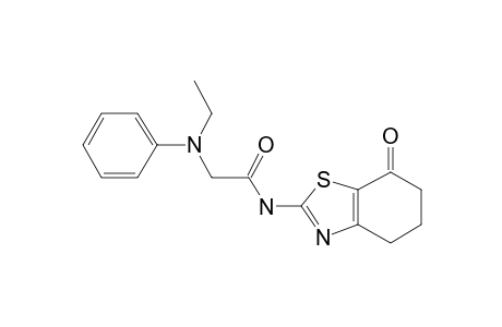 2-(Ethyl-phenyl-amino)-N-(7-oxo-4,5,6,7-tetrahydro-benzothiazol-2-yl)-acetamide