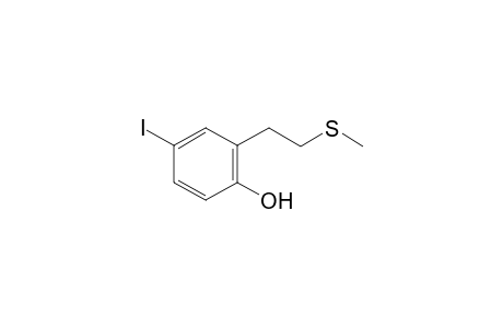 4-Iodo-2-(2-(methylthio)ethyl)phenol