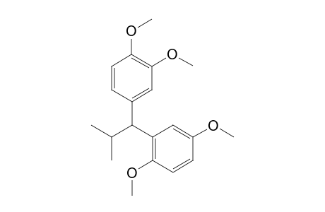 1-(2,5-Dimethoxyphenyl)-1-(3,4-dimethoxyphenyl)-2-methylpropane