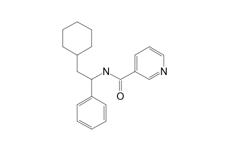 N-(2-cyclohexyl-1-phenylethyl)nicotinamide