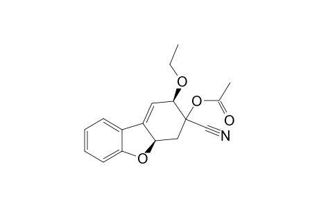 3-ACETOXY-2-ETHOXY-2,3,4,4A-TETRAHYDRODIBENZOFURAN-3-CARBONITRILE;MAJOR-ISOMER