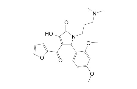 2-(2,4-dimethoxyphenyl)-1-[3-(dimethylamino)propyl]-3-(furan-2-carbonyl)-4-hydroxy-2H-pyrrol-5-one