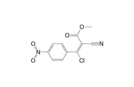 Methyl (E)-.beta.-chloro-.alpha.-cyano-p-nitrocinnamate