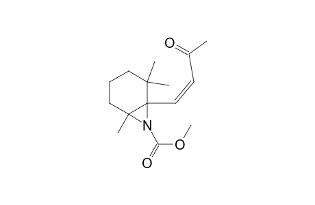 7-Azabicyclo[4.1.0]heptane-7-carboxylic acid, 2,2,6-trimethyl-1-(3-oxo-1-butenyl)-, methyl ester, (Z)-