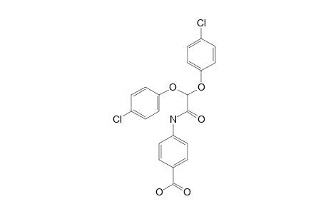 p-[2,2-bis(p-chlorophenoxy)acetamido]benzoic acid