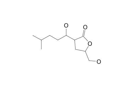 5-(Hydroxymethyl)-3-(1-hydroxy-4-methylpentyl)oxolan-2-one