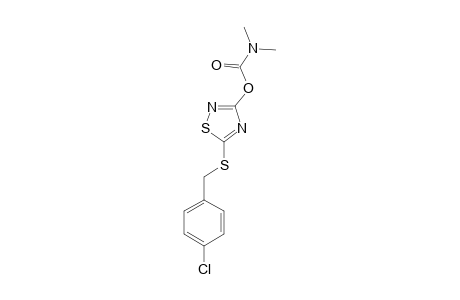 5-[(p-chlorobenzyl)thio]-1,2,4-thiadiazol-3-ol, dimethylcarbamate