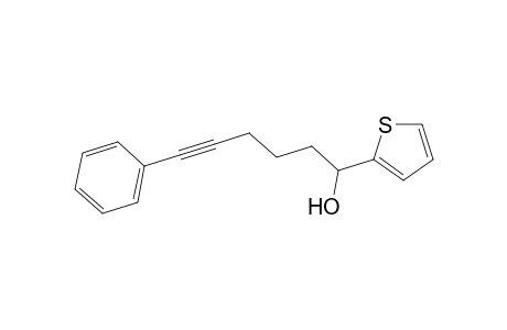 6-Phenyl-1-(thiophen-2-yl)hex-5-yn-1-ol