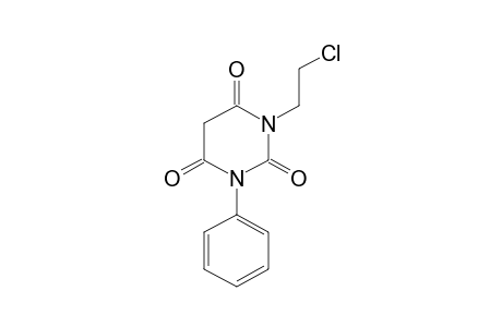 3-(2-chloroethyl)-1-phenylbarbituric acid