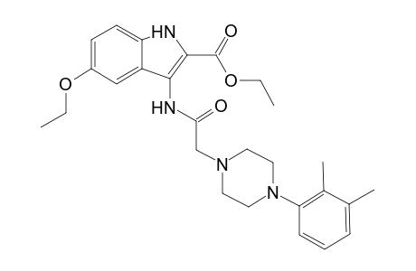 ethyl 3-({[4-(2,3-dimethylphenyl)-1-piperazinyl]acetyl}amino)-5-ethoxy-1H-indole-2-carboxylate