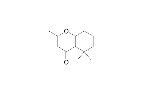 4H-1-Benzopyran-4-one, 2,3,5,6,7,8-hexahydro-2,5,5-trimethyl-