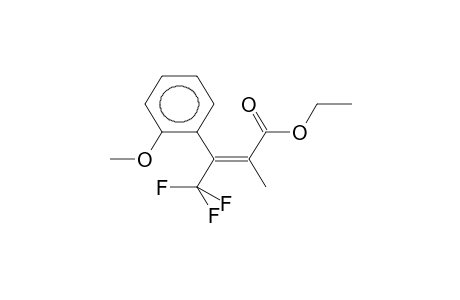 ETHYL 4,4,4-TRIFLUORO-2-METHYL-3-(ORTHO-METHOXYPHENYL)BUT-2-ENOATE