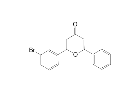 2-(3-Bromophenyl)-2,3-dihydro-6-phenyl-4H-pyran-4-one