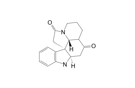 20,21-Dinoraspidospermidine-4,10-dione, (.+-.)-