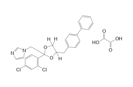 1-{[2-(2,4-dichlorophenyl)-4-(p-phenylbenzyl)-1,3-dioxolan-2-yl]methyl}imidazole, oxalate (1:1) (salt)