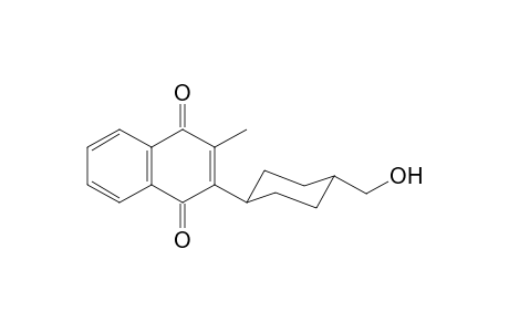 2-[4(a)-(Hydroxymethyl)cyclohex-(e)-yl]-3-methyl-1,4-naphthoquinone