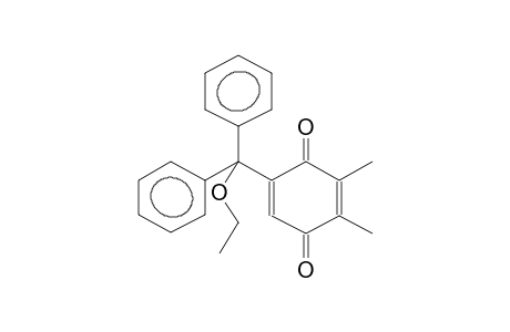 2,3-DIMETHYL-5-(DIPHENYLETHOXYMETHYL)-1,4-BENZOQUINONE