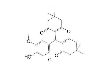 9-(2-Chloranyl-5-methoxy-4-oxidanyl-phenyl)-3,3,6,6-tetramethyl-4,5,7,9-tetrahydro-2H-xanthene-1,8-dione