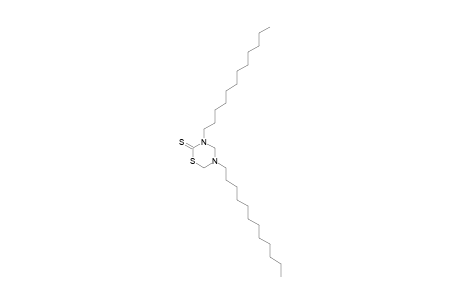 3,5-didodecyltetrahydro-2H-1,3,5-thiadiazine-2-thione