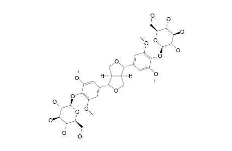 ELEUTHEROSIDE-E;LIRIODENDRIN;SYRINGARESINOL-DI-O-BETA-D-GLUCOPYRANOSIDE