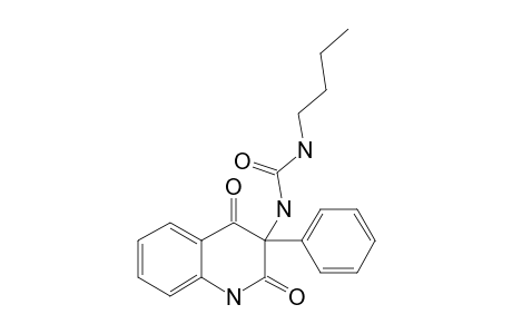 3-(3-BUTYLUREIDO)-3-PHENYL-1H,3H-QUINOLINE-2,4-DIONE