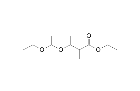 Ethyl 3-(1-ethoxyethoxy)-2-methylbutanoate