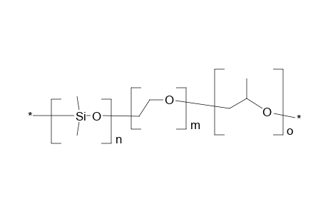 Poly(dimethylsiloxane-co-oxyethylene-co-oxypropylene)