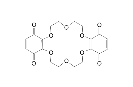 10,13,23,26-Tetraoxo-2,5,8,15,18,21-hexaoxatricyclo[20.4.0.4(9,14)]-1(22),9(14),11(12),24(25)-hexacosatetraene [dibenzoquino[18]crown-6]