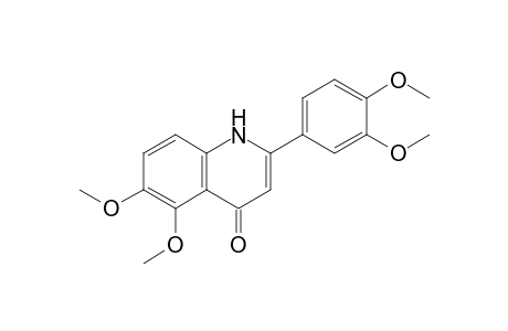 5,6-DIMETHOXY-2-(3,4-DIMETHOXYPHENYL)-1H-QUINOLIN-4-ONE