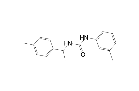 N-(3-methylphenyl)-N'-[1-(4-methylphenyl)ethyl]urea