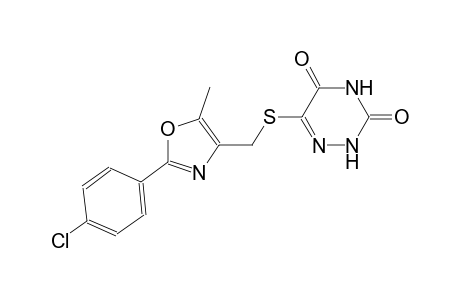 1,2,4-triazine-3,5(2H,4H)-dione, 6-[[[2-(4-chlorophenyl)-5-methyl-4-oxazolyl]methyl]thio]-