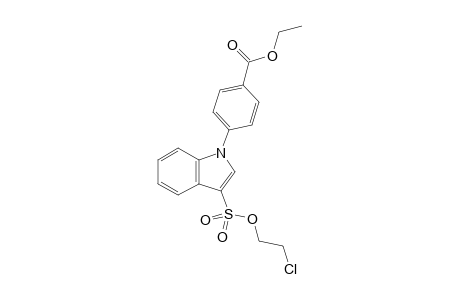 Ethyl 4-(3-((2-chloroethoxy)sulfonyl)-1H-indol-1-yl)benzoate