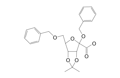 Benzyl 5-o-benzyl-1-carboxyl-1-dehydro-2,3-isopropylidene-.beta.,D-ribofuranoside