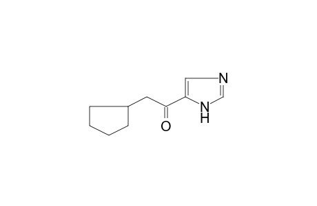 Ethanone, 2-cyclopentyl-1-(1H-imidazol-4-yl)-
